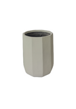 Angled Crucible Fibercement Pot Cement Grey Color Large GA30-1663