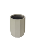 Angled Crucible Fibercement Pot Cement Grey Color Large GA30-1663