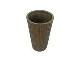 Round Scaled Bronze Fiber Cement Pot