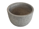 Textured Grey Fibercement Bowl
