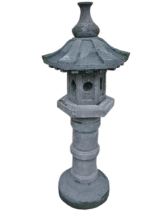 Tall Garden Lantern Andesite Stone 150cm Height GL AQ33 150