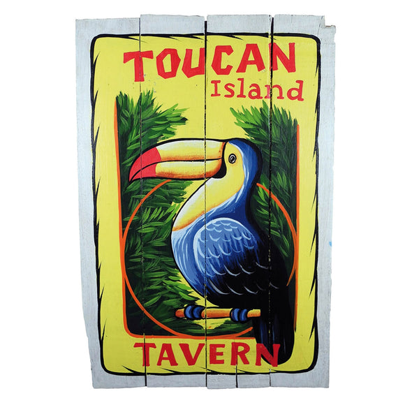Toucan island sign 60cm height