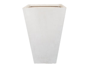 Poly Short Square White Indoor Pot LT008-5001