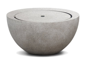 Low-bowl-fountain-granite-grey 31cm height