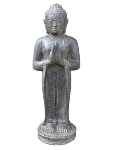 Indian Standing Buddha Cast Stone 50cm Height P Stb 060AF