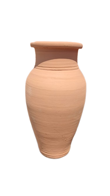 Hasala Terracotta Urn Jar Plain Pot  48cm Height