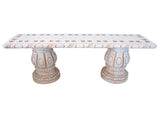 Straight Rojo Classical Bench with Polished Finis