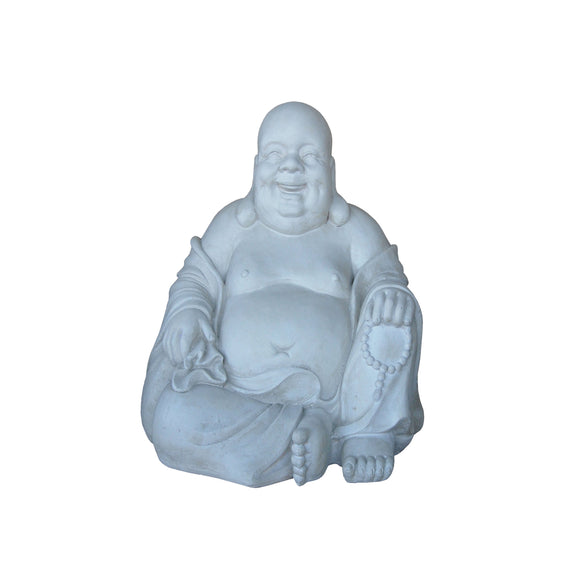 Fat Happy Sitting Fibercement Buddha
