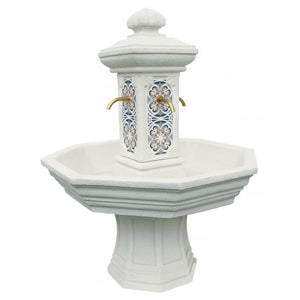 Adonis Snow Mosaic Marfil Tap Fountain 110cm Height