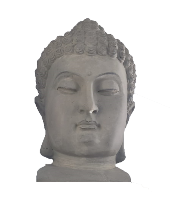 Fibercement Buddha Head GA40-034 Ancient Cement