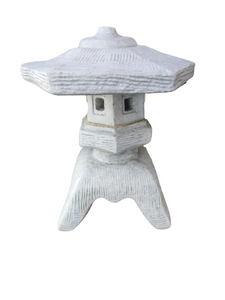 Small Lantern Pagoda Cast Stone Garden Lantern Pompeii Ash