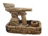 Inukshuk Cast Stone Fountain