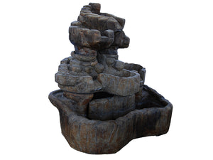 Rock Falls Cast Stone Fountain