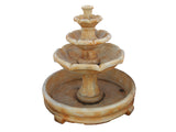 Montreux 3-Tier Cast Stone Fountain with Pool