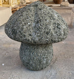 Mushroom Statue Single Piece Basanite Stone 28cm Height