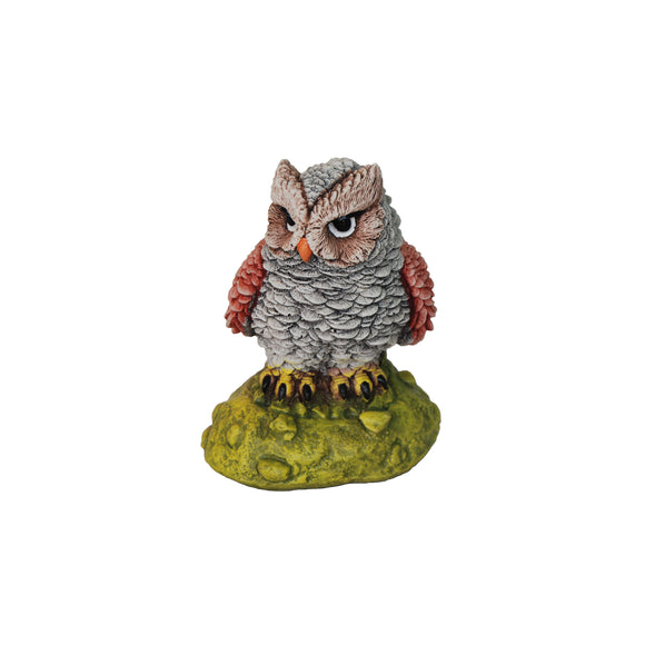 Iggy Buho Concrete Owl Statue Color