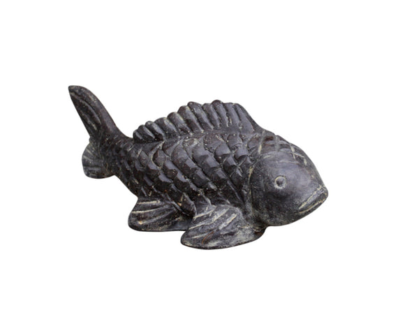 Fish Statue Cast Stone 25cm Length P Fish04 025AF
