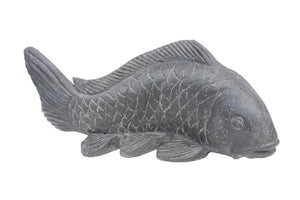 Koi Fish Statue Cast Stone 55cm Lenth P Fish04 055AF