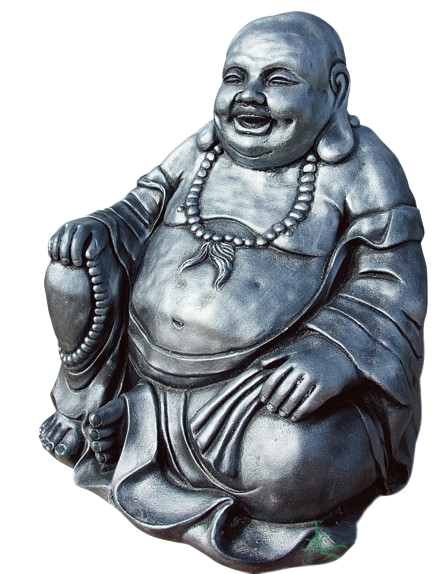 Shakia Concrete Sitting Buddha Statue Plata