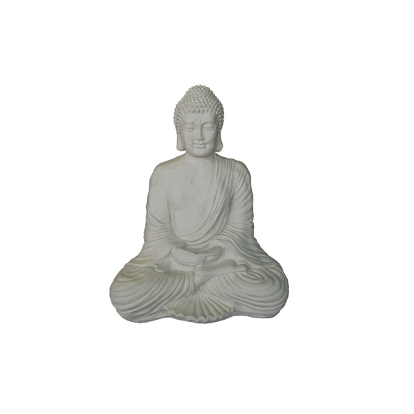 Indra Concrete Buda Sentado Marfil